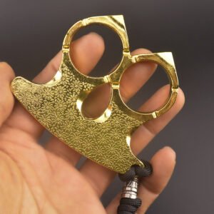 Metal two-finger fist buckle