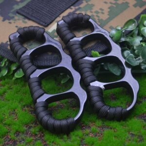 Small pea pod tiger head knuckle fist buckle ring