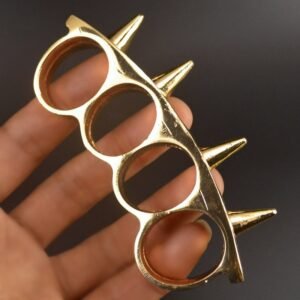 Pointed four-finger fist ring four-finger ring