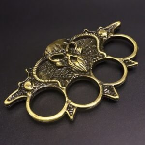 Bull head four-finger fist clasp fist ring four-finger Knuckle Duster